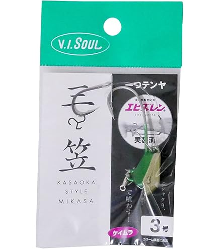 Amazon.co.jp: V.I.SOUL ブイアイソウル 三笠 一つテンヤ 2号 (CO